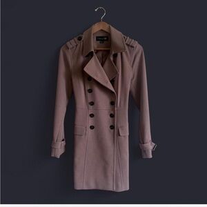 Vintage Y2K Forever 21 military inspired Trench Coat
